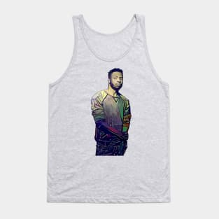 Abstract Isaiah Rashad Tank Top